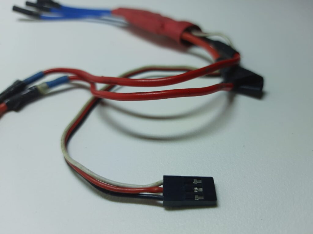 ESC!! or Electronic speed controller data input connector